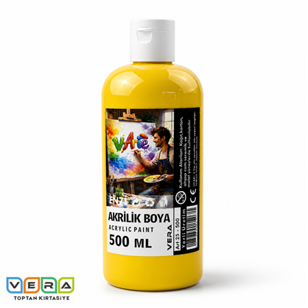 vArte 500 Gr Sarı Akrilik Boya