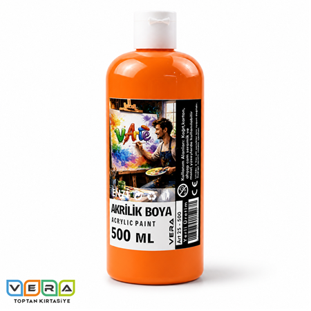 vArte 500 Gr Turuncu Akrilik Boya