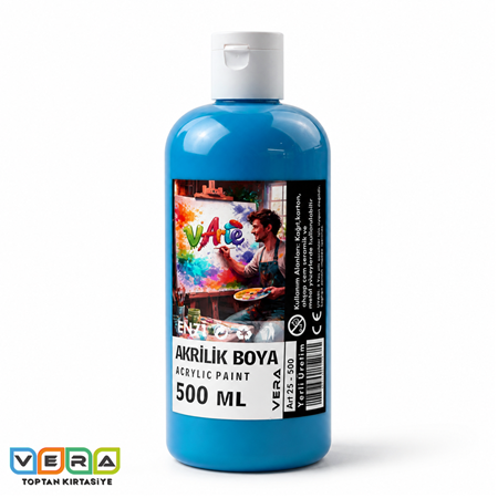 vArte 500 Gr Açık Mavi Akrilik Boya