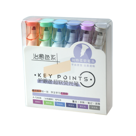 A7260 B Keypoint Granit 6 lı fosforlu kalem