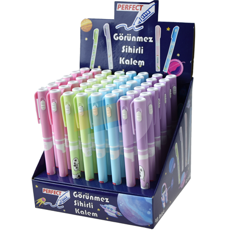 Pastel LZ Renklerde Işıklı Görünmez Kalem