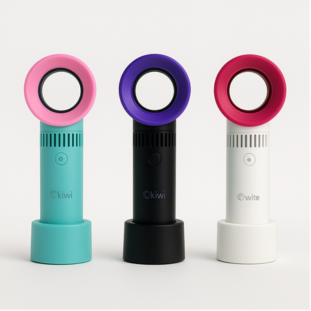 KFAN 7610 USB Şarjlı El ve Masaüstü Vantilatör