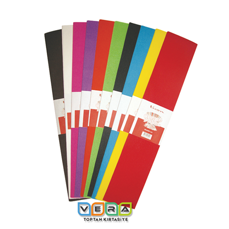 U4 Krapon Kağıdı 10 Adet 10 Renk Karışık Paket