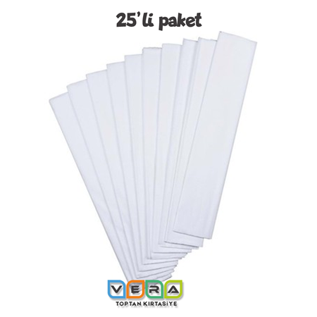 BEYAZ KRAPON KAĞIDI 25'li  PAKET