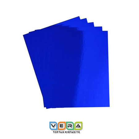 50X70 METALİK MAVİ 10 LU AYNALI KARTON