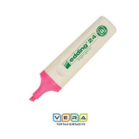 Edding Ecoline Pembe Fosforlu Kalem