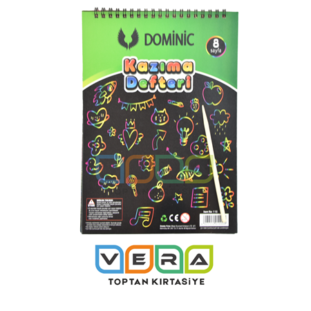 A4 Spiralli Kazıma Defteri