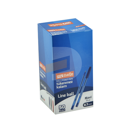 Mynote 0.7 mm Mavi Tükenmez Kalem