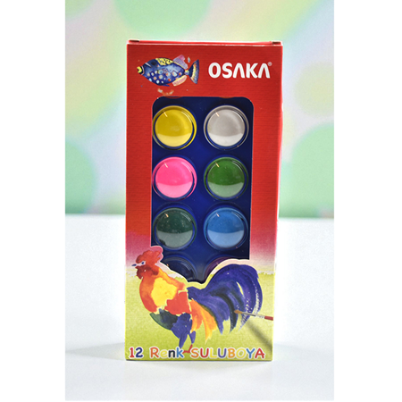 OSAKA 12 Renk 1210 Büyük Boy Sulu Boya