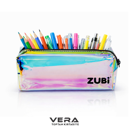 Zubi Hologramlı Duble XL Kalem Kutu - Kalemlik 10 lu paket