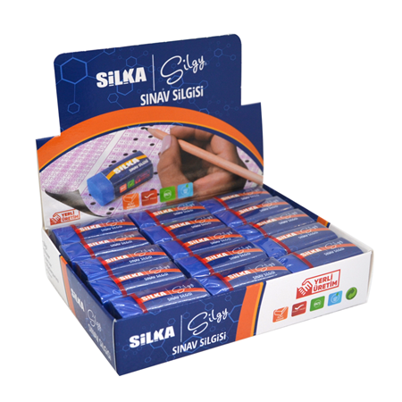Silka 30'lu Mavi Sınav Silgisi