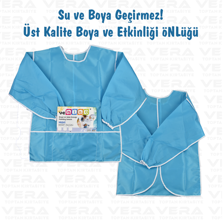 Venino XXL 10-12 Yaş Mavi Boya ve Etkinlik Önlüğü
