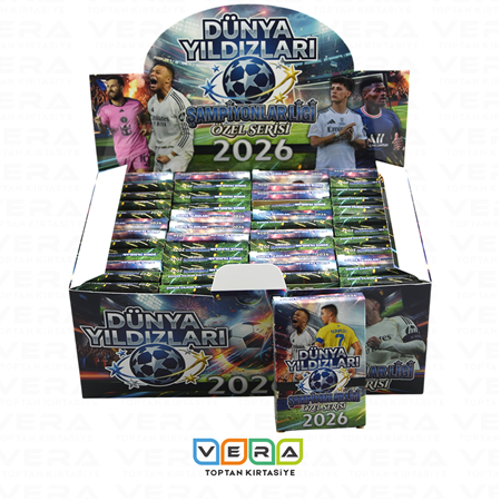 Dünya Yıldızları 48'li Oyuncu Kartları Oyunu
