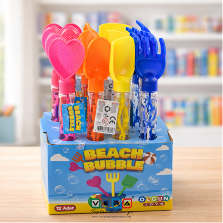 Beach Bubble Kepçe Kürekli Baloncuk Oyunu 12'li Stant