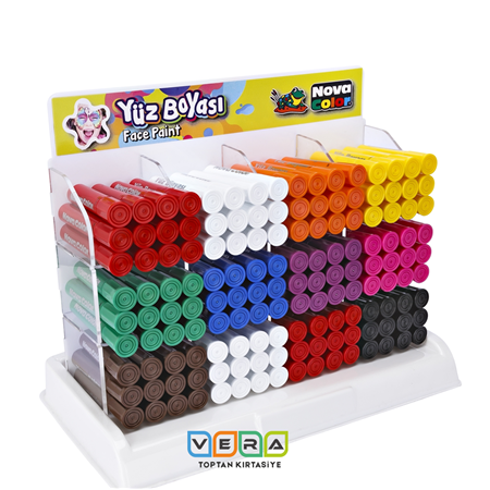 Nova Color Yüz Boyası 144'lü Stant