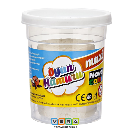 NOVA COLOR 100GR  OYUN HAMURU MAXİ BEYAZ 24 lü