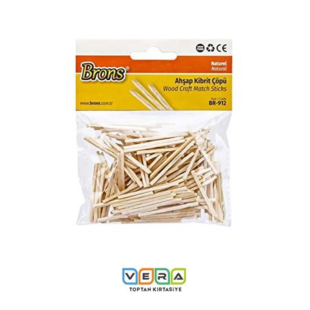 BRONS AHŞAP KİBRİT ÇÖPÜ NATUREL
