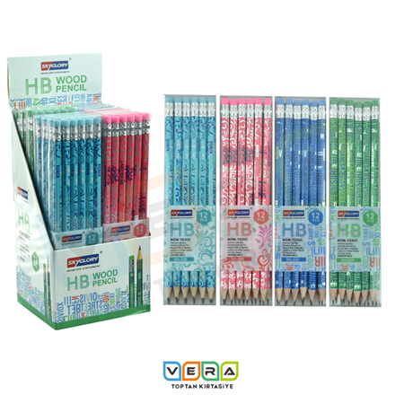 Sky Glory Silgili Premium Kurşun Kalem