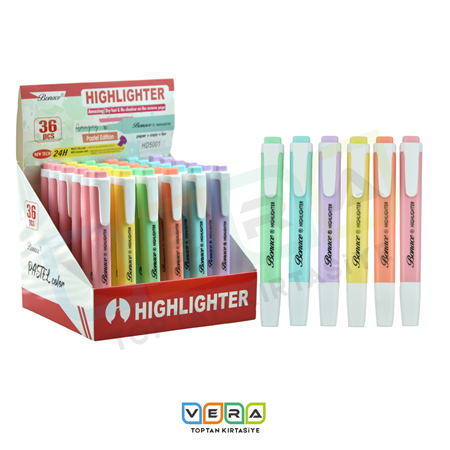 Swincool Model Kalem Tip Pastel Fosforlu Kalem