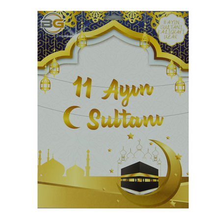 11 Ay'ın Sultanı Metalize Uzar Süs 10 lu