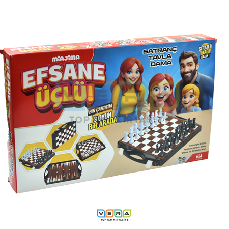 Efsane Üçlü - 3 Oyun Bir Arada Çanta model