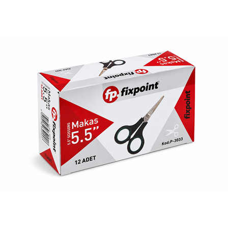Fixpoint 5.5 inç Makas 12 li Paket
