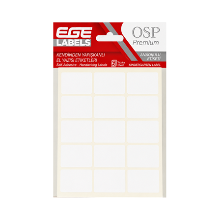 EGE OSP-116 22X32mm 50 tabaka Etiket