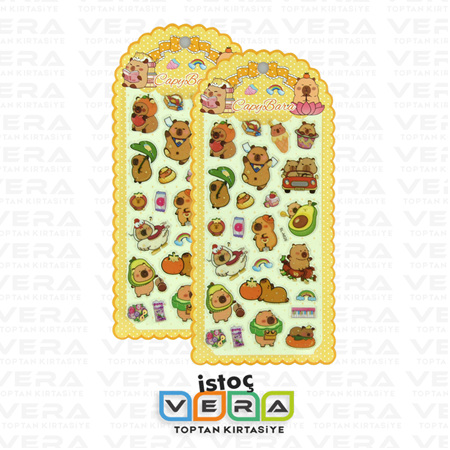 CapyBara Kabartma Sticker