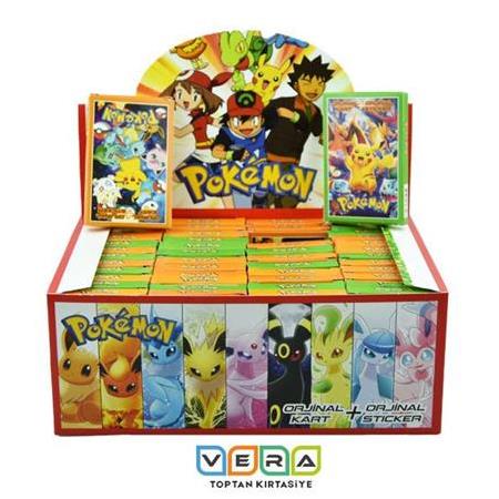 Pokemon 48'li  Kutulu Oyuncu Kartları