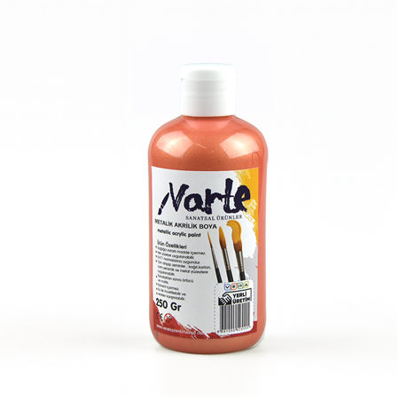 vArte 250 Ml Metalik Bakır Renk Akrilik Boya