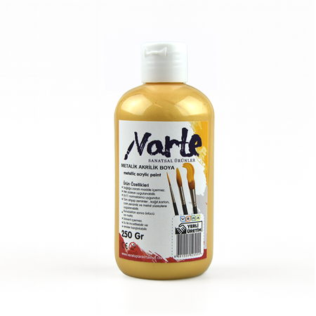 vArte 250 Ml Metalik GOLD Akrilik Boya