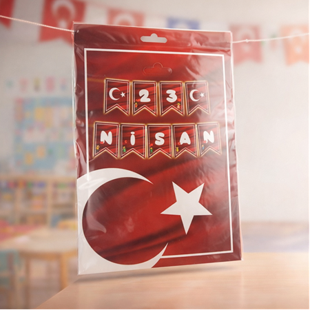 23 Nisan Banner Süs 20 li paket