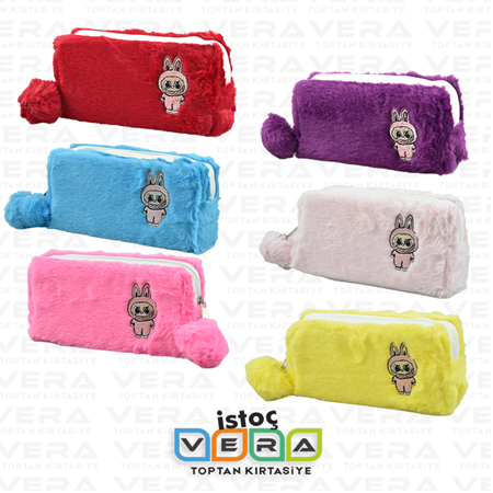 Duble Peluş Labubu Kalemlik