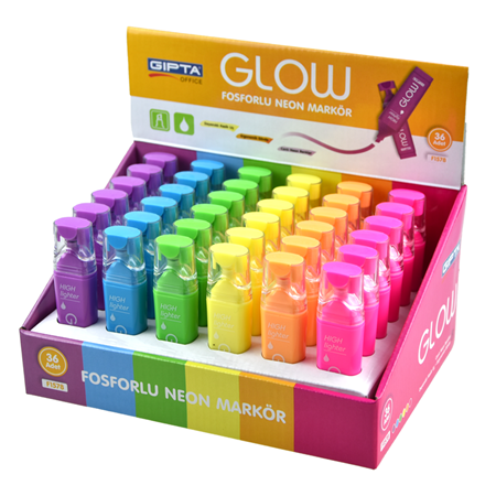 Gıpta Glow Fosforlu Kalem-2