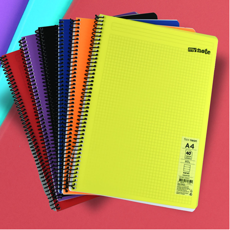 Mynote A4 40 Yp Spiralli Çizgili Defter