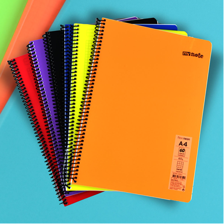 Mynote A4 60 Yp Spiralli Kareli Defter