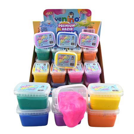 Venino 125 Gr Pastel Moj Moj Slime - Hazır Slime 24 lü Stant