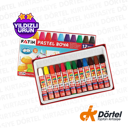 Fatih 12 renk pastel boya