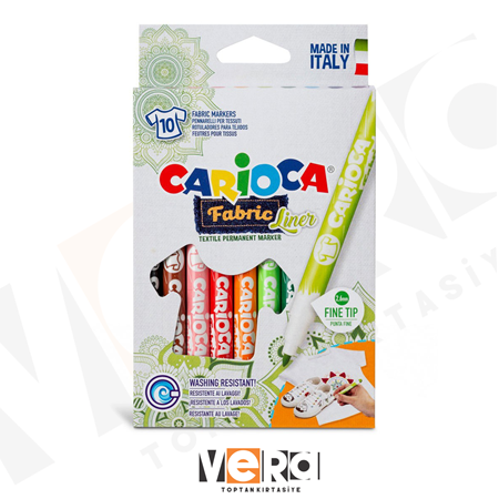 Carioca 10 Renk Kumaş Kalemi