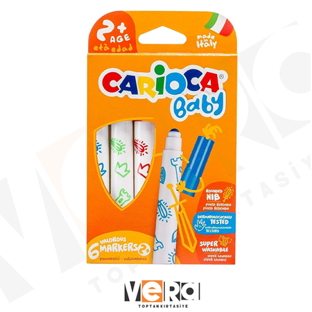 Carioca Baby Jumbo 6 Renk Keçeli Kalem