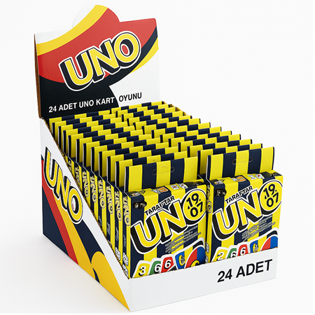 Extra Kalın Sarı Lacivert Taraftar Uno 24'lü Stant