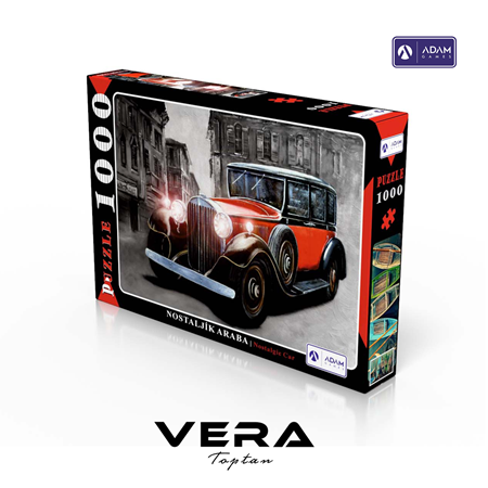 Nostaljik Araba 1000 Parça Puzzle