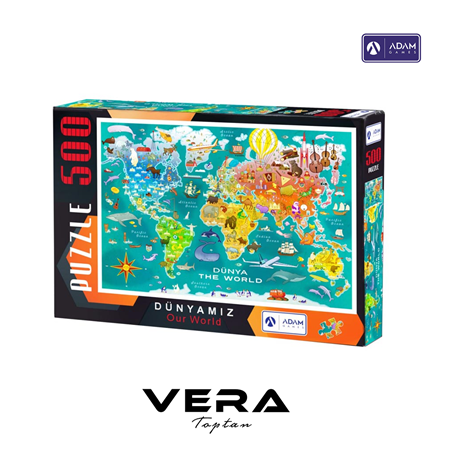 Dünyamız 500 Parça Puzzle
