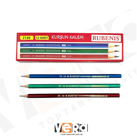 Rubenis Mercanlı Kurşun Kalem 144'lü Paket