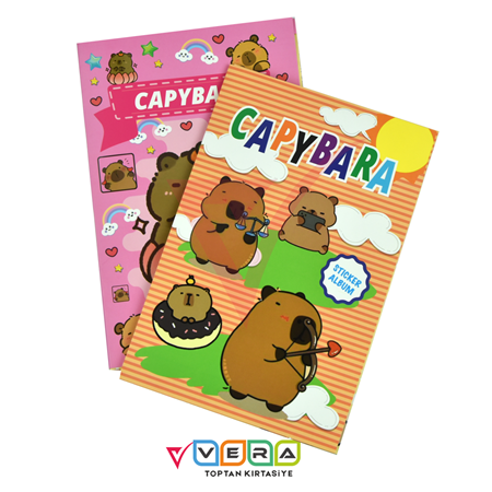 Capy Bara 14x20 16 Yaprak Sticker Defter