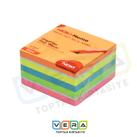 Noki Memo 450 YP 5 Renk Yapışkanlı Not Kağıdı