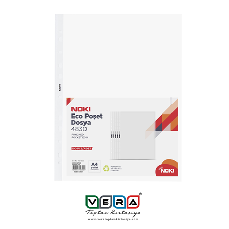 Noki Eco Poşet Dosya 100'lü Paket