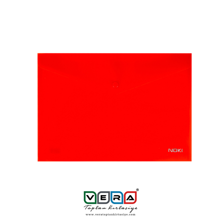 Noki A4 Kırmızı Çıt Çıt Dosya 12'li Paket