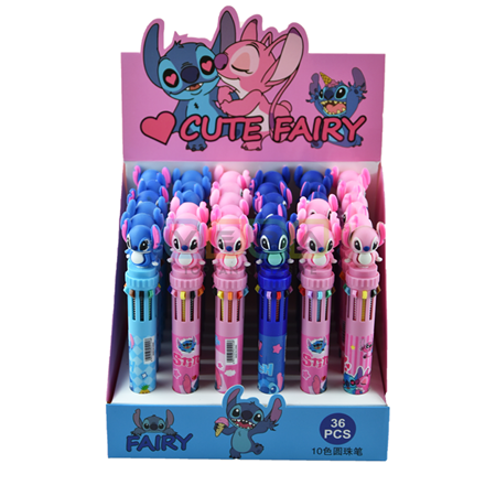 Stitck 10 Renk Tükenmez Kalem