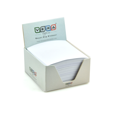 Vera Beyaz Küp Blok Kağıt